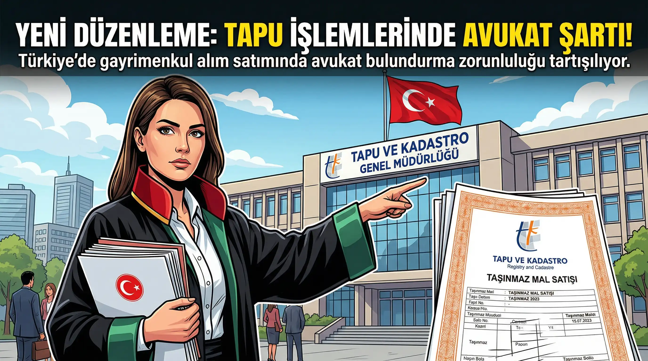 Tapuda Avukat Zorunluluğu